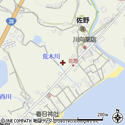 兵庫県淡路市佐野1499周辺の地図