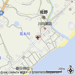 兵庫県淡路市佐野1502周辺の地図