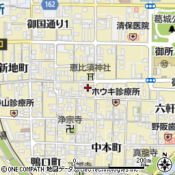勝山内科医院周辺の地図