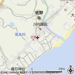 兵庫県淡路市佐野1389周辺の地図