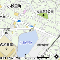 大阪府岸和田市小松里町145周辺の地図