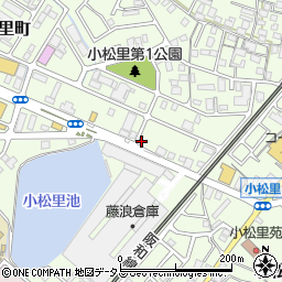 大阪府岸和田市小松里町2197周辺の地図