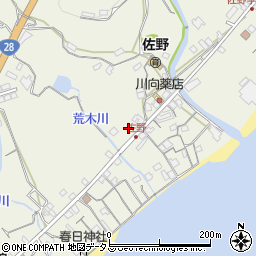 兵庫県淡路市佐野1501-1周辺の地図