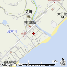 兵庫県淡路市佐野1360周辺の地図