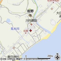 兵庫県淡路市佐野1387周辺の地図