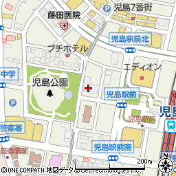 児島綜合法律事務所周辺の地図