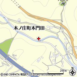 広島県尾道市木ノ庄町木門田1331周辺の地図