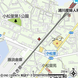大阪府岸和田市小松里町2210周辺の地図
