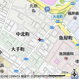 大阪府岸和田市中北町8-4周辺の地図
