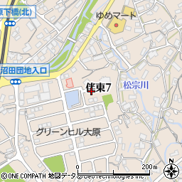 広島県広島市安佐南区伴東7丁目周辺の地図