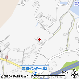 広島県東広島市志和町冠168周辺の地図