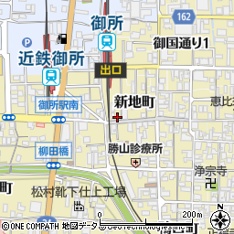 奈良県御所市166周辺の地図