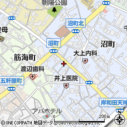 笹島商店周辺の地図