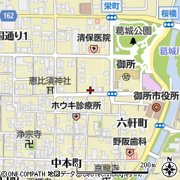 奈良県御所市104周辺の地図
