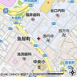 羽田呉服店周辺の地図