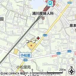 大阪府岸和田市小松里町917周辺の地図