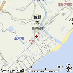兵庫県淡路市佐野1390周辺の地図