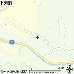 奈良県宇陀市菟田野上芳野39周辺の地図