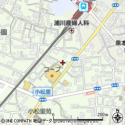 大阪府岸和田市小松里町899周辺の地図