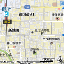 奈良県御所市121周辺の地図
