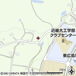 広島県東広島市高屋町杵原3727-1周辺の地図