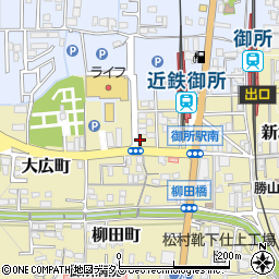 ヘアースタジオＩＷＡＳＡＫＩ　奈良御所店周辺の地図