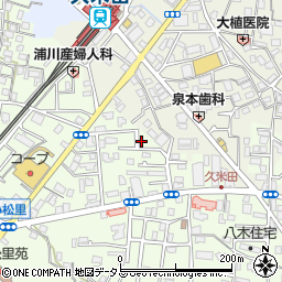 大阪府岸和田市小松里町923周辺の地図