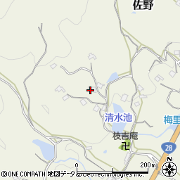 兵庫県淡路市佐野1854周辺の地図