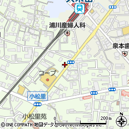 大阪府岸和田市小松里町919周辺の地図
