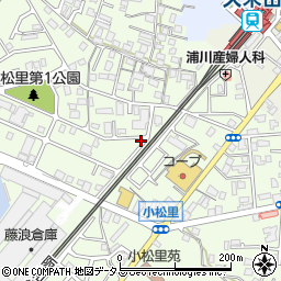 大阪府岸和田市小松里町2229周辺の地図