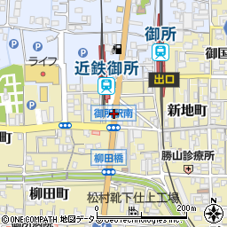 近鉄御所駅周辺の地図