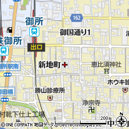 奈良県御所市御国通り1丁目122周辺の地図
