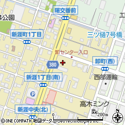 ファミリーマート福山卸町店周辺の地図
