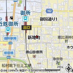 奈良県御所市161周辺の地図