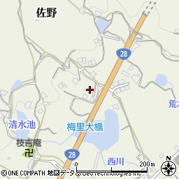 兵庫県淡路市佐野1779周辺の地図