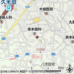 みらい薬局　久米田店周辺の地図