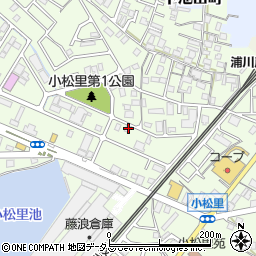 大阪府岸和田市小松里町2220周辺の地図