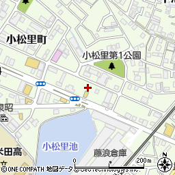 大阪府岸和田市小松里町2291周辺の地図