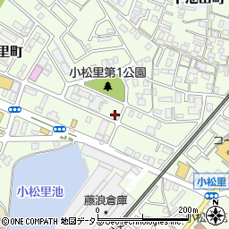 大阪府岸和田市小松里町2261周辺の地図