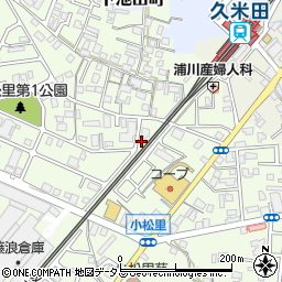 大阪府岸和田市小松里町2231周辺の地図