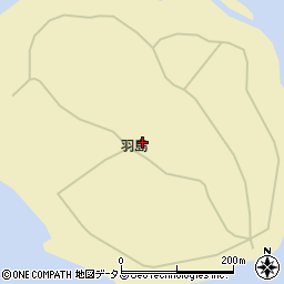 山口県萩市羽島周辺の地図
