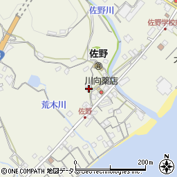 兵庫県淡路市佐野1397周辺の地図