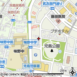 妹尾小児科医院周辺の地図