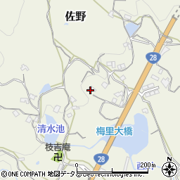 兵庫県淡路市佐野1777周辺の地図