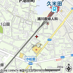 大阪府岸和田市小松里町521周辺の地図