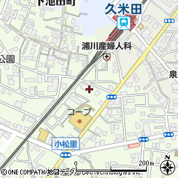 大阪府岸和田市小松里町517周辺の地図