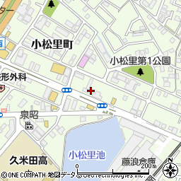 大阪府岸和田市小松里町2306周辺の地図