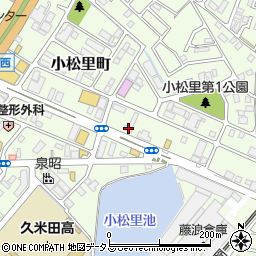 大阪府岸和田市小松里町2307周辺の地図