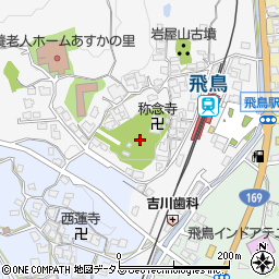 奈良県明日香村（高市郡）越周辺の地図