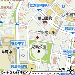 ショット駅前倉庫周辺の地図